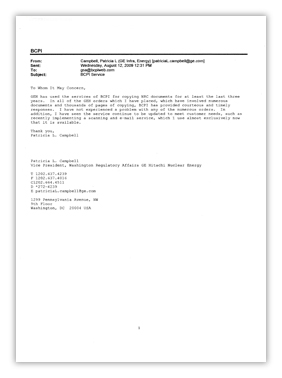 letter to client